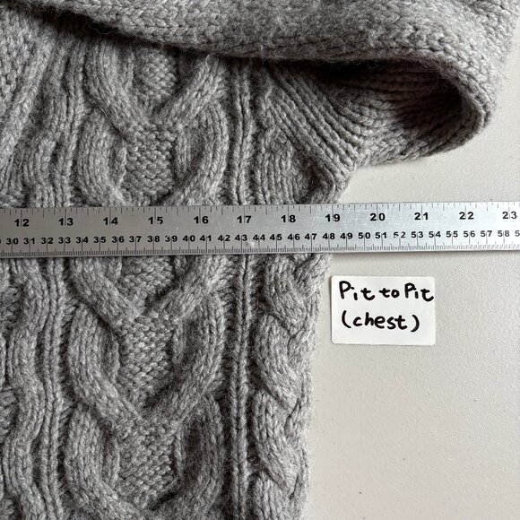 Rag & Bone Alpaca Wool Hooded Cardigan Sweater - Men's Size M - Gray - Picture 8 of 9